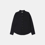 SITP5198 Linen Blend Pure Shirt_Black