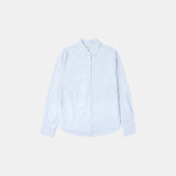 SITP5198 Linen Blend Pure Shirt_Powder blue