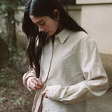 SITP5208 Sheer Natural ST Shirt_Ash gray