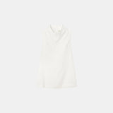 SITP5217 Cowl Neck Breeze Sleeveless Blouse_White