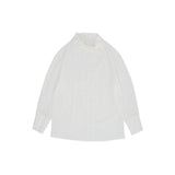 SITP5223 Loose Fit Cowl Neck Blouse_Ivory