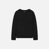 SITP5253 Silky Loose Fit T-Shirt_Black