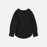 SITP5261 Boat Neck Minimal Blouse_Black