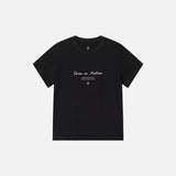 SITP5266 Minimal Font Short Sleeve T-Shirt_Black