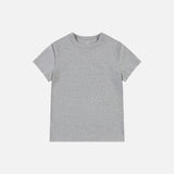 SITP5275 Slim Ribbed Short Sleeve T-Shirt_Melange gray