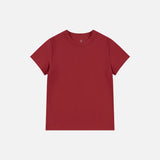 SITP5275 Slim Ribbed Short Sleeve T-Shirt_Red