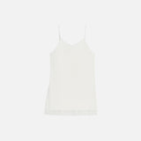 SITP5282 Lace Silky Slip Top_White