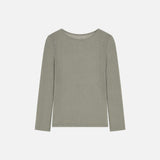 SITP5285 Sheer Rib Boat Neck T-Shirt_Olive