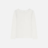 SITP5285 Sheer Rib Boat Neck T-Shirt_White