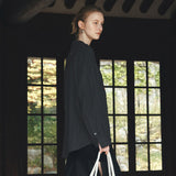 SITP5291 Soft Wrinkle Shirt_Black