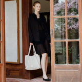 SITP5291 Soft Wrinkle Shirt_Black