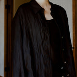 SITP5291 Soft Wrinkle Shirt_Black