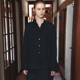SITP5291 Soft Wrinkle Shirt_Black