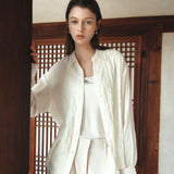 SITP5291 Soft Wrinkle Shirt_Cream