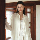 SITP5291 Soft Wrinkle Shirt_Cream