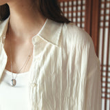 SITP5291 Soft Wrinkle Shirt_Cream