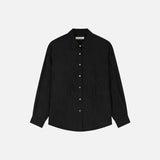 SITP5291 Soft Wrinkle Shirt_Black