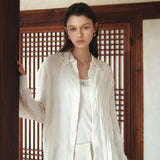 SITP5295 Relaxed Double-Line Sleeveless Top_White