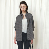 SITP5299 Summer Check Shirt_Black