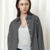 SITP5299 Summer Check Shirt_Black