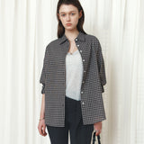 SITP5299 Summer Check Shirt_Black