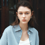 SITP5299 Summer Check Shirt_Pale blue
