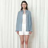 SITP5299 Summer Check Shirt_Pale blue