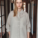 SITP5299 Summer Check Shirt_Gray