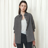 SITP5300 Sheer Cap-Sleeve Slim T-Shirt_Melange gray
