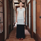 SITP5300 Sheer Cap-Sleeve Slim T-Shirt_White