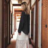 SITP5301 Light Flow Shirt_Charcoal