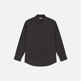 SITP5303 Washed Stitch Cotton Shirt_Charcoal