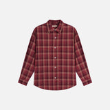 SITP5311 Washed Check Shacket_Red