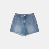 SIJN6073 90s Vintage Denim Shorts_Medium Blue