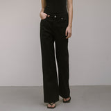 SIJN6074 Essential Bootcut Black Jeans_Black