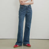 SIJN6088 90s Low-rise Bootcut Denim_Deep Blue