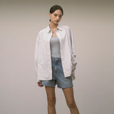 SIJN6073 90s Vintage Denim Shorts_Medium Blue