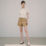 SIPT7067 Chino short pants_Camel beige