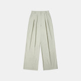 SIPT7078 Two-Tuck Nylon Slacks_Olive
