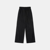 SIPT7097 Fleece Ribbed Sweatpants_Black