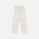 SIPT7184 Silky Parachute Pants_Cream
