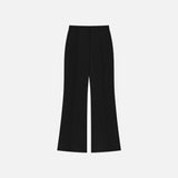 SIPT7202 Draped Bootcut Slacks_Black