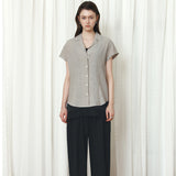 SIPT7203 Easy Banding Washed Pants_Black