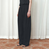 SIPT7203 Easy Banding Washed Pants_Black