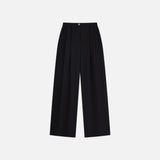 SIPT7203 Easy Banding Washed Pants_Black