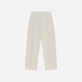 SIPT7204 Light Cotton Curved Pants_Ivory
