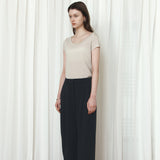SIPT7205 Breeze Wide Slacks_Black