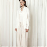 SIPT7205 Breeze Wide Slacks_Ash cream