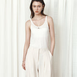 SIPT7205 Breeze Wide Slacks_Ash cream
