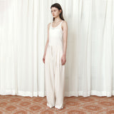 SIPT7205 Breeze Wide Slacks_Ash cream